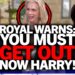 “Must get out!” Royal Family member warns Prince Harry to leave Meghan Markle while still time