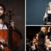 L-R (clockwise): Cellist Pablo Ferrández (Photo courtesy of the artist); Oboist Sarah Jeffrey (Photo: Christopher Wahl); Ivar Taurins conducts the Tafelmusik Baroque Orchestra & Chamber Choir, December 2024 (Photo: Dahlia Katz)