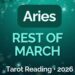 ♈ ARIES: Gossip Forces You To Rethink Who You Trust | March 2026 Tarot