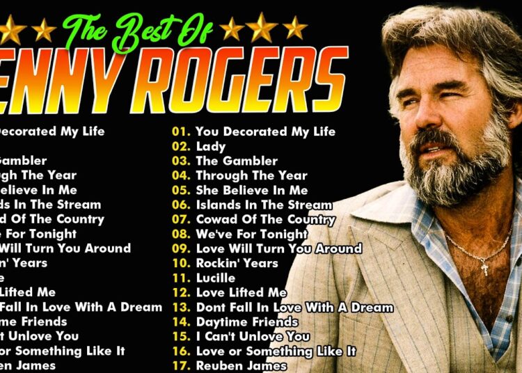 KENNY ROGERS Nonstop Songs Greatest Hits Full Album 🔥Top 15 Best Songs Of Kenny Rogers 🤠The Gambler