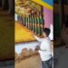 scenery wall painting 🖌️🎨 #landscape #wallart #painting #artist #art #shorts
