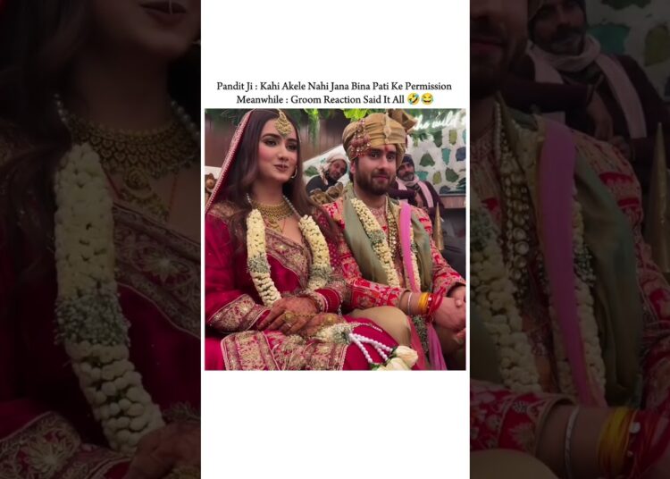 Groom couldn’t stop his laugh 😂 #shorts #shortsfeed #viralvideo #funny #gossip #bollywood #viral