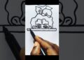 Lord Shree Krishna 🙏 drawing easy #art #artist #youtubeshorts #drawing #ytshorts #sketch #shorts