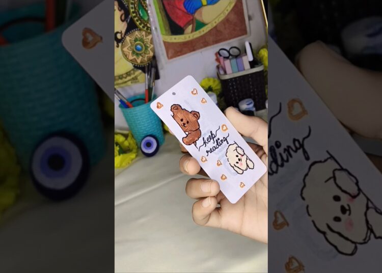 Diy Bookmark💗✨#shorts #trending #viral #explore #artist #art #share #diy #bookmark #aesthetic #reels