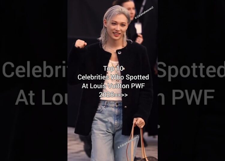 Top 10 Celebrities Who Spotted at Louis Vuitton PFW #lisa #felix #liuyifei #trending #youtubeshorts