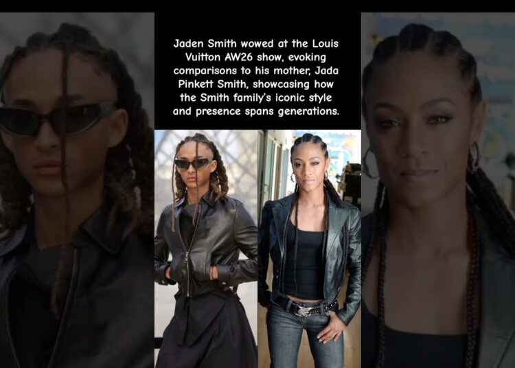 “Jaden Smith Channels Jada Pinkett Smith At Louis Vuitton 😳✨” #celebrity