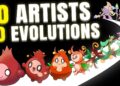 10 Artists Evolve my Pokemon 10 Times