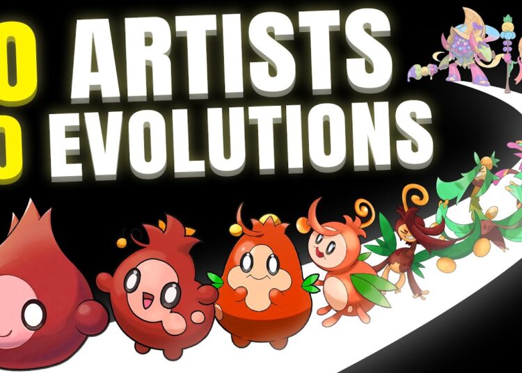 10 Artists Evolve my Pokemon 10 Times