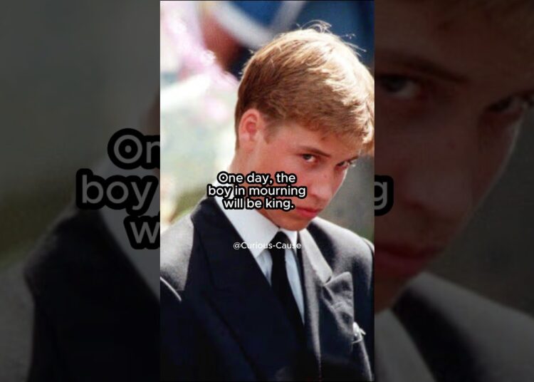The Son Who Walked Behind Diana’s Coffin #Diana #William #Royalty