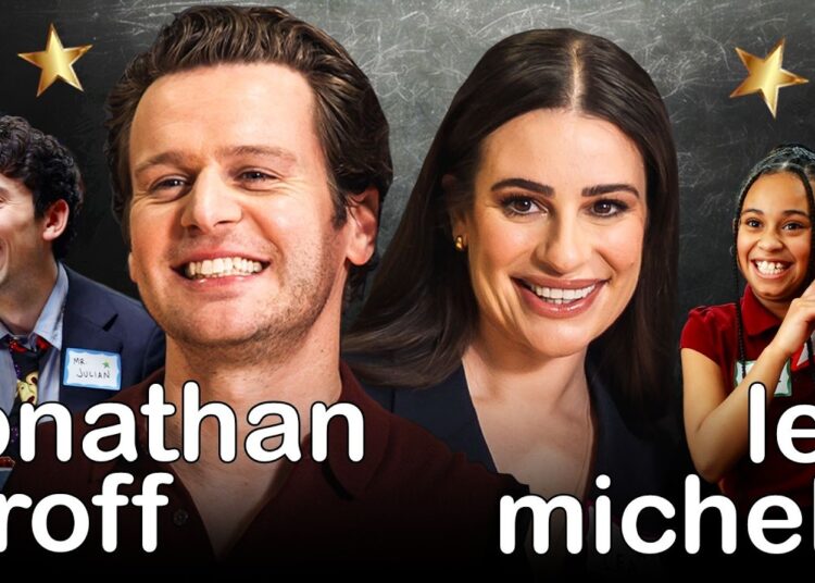 Broadway Icons Lea Michele and Jonathan Groff Take Over a School Talent Show