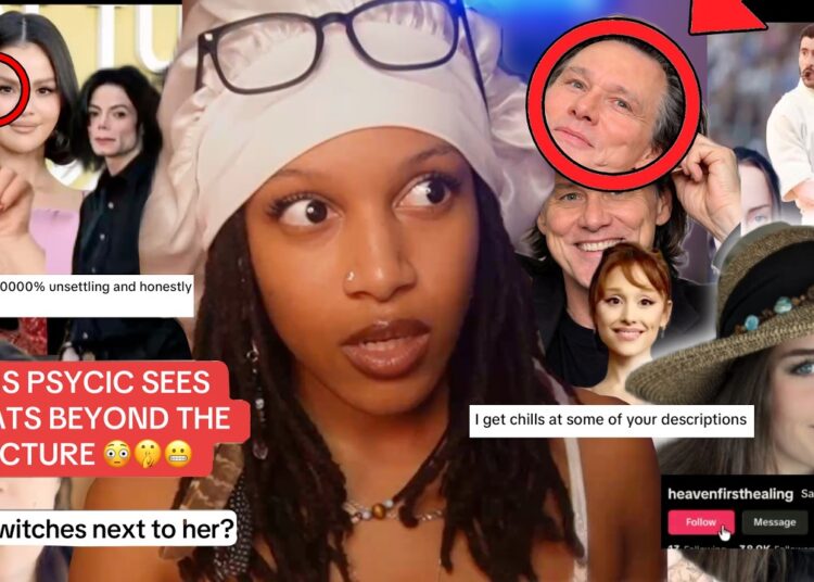 PSYCHIC TELLS WHAT SHE SEES LOOKING AT CELEBRITIES PICTURES TIKTOK REACTION
