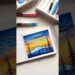 Paint simple sky with markers #art #artist #artshorts #artreels #artvideo #sketch #artcommunity
