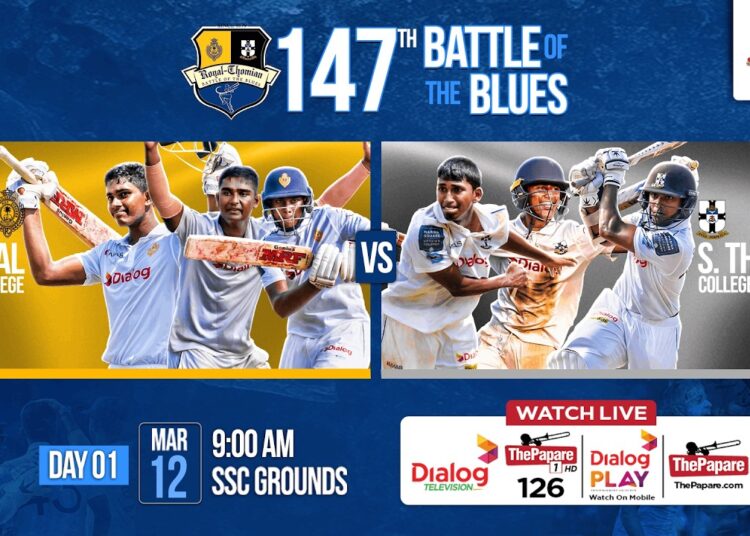 LIVE: Royal College vs S. Thomas’ College – 147th Battle of the Blues 2026 – Day 01
