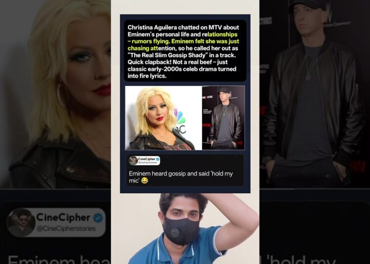Eminem’s Savage Clapback to Christina’s Gossip Spill
