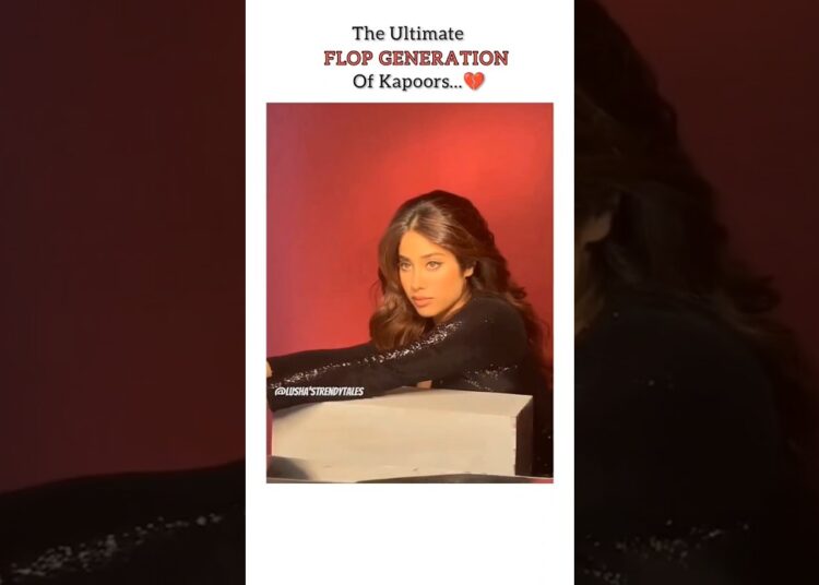 The Flop Generation of Kapoors#bollywood#actress #actor #edit #jahnavikapoor #celebrity #love