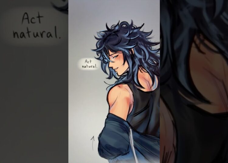 “Rhinestone Eyes” | Kallum and Soren #art #drawing #ocs #oclore #artist #nefali #ocartist #silly