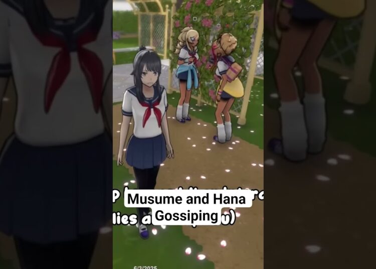 Musume and Hana Gossiping