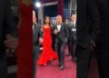 🌟 George & Amal in red an black dress ❣️#celebrity #georgeclooney #shorts