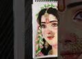Radha Rani ji Drawing 💙 #shorts #radha #radharani #art #drawing #viral