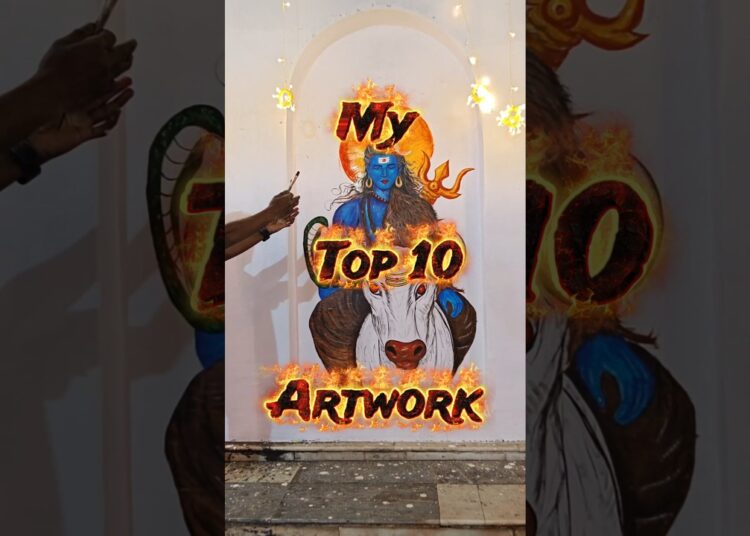 My Top 10 artwork 😱// #art #viral #shorts #viralvideo #artwork #viralshorts #artist #drawing #reels