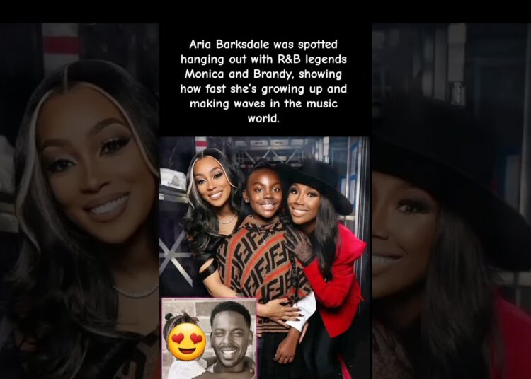 “Aria Barksdale Hangs With Legends Monica & Brandy 😳✨” #celebrity