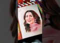 Where Colors Meet Hania Aamir 🎨✨ #shorts #youtubeshorts #shortsart #art #artist #drawing #haniaamir