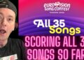 Eurovision 2026 ALL Artists Scored / Ranked ( Reaction )
