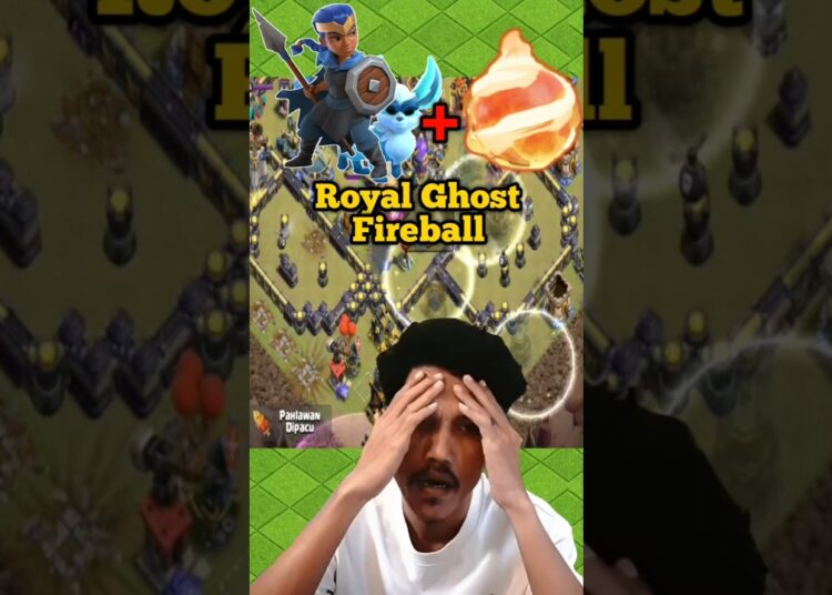 Royal Ghost + Fireball #short #shorts #clashofclans #coc #cidukwarrior #ciduk #game