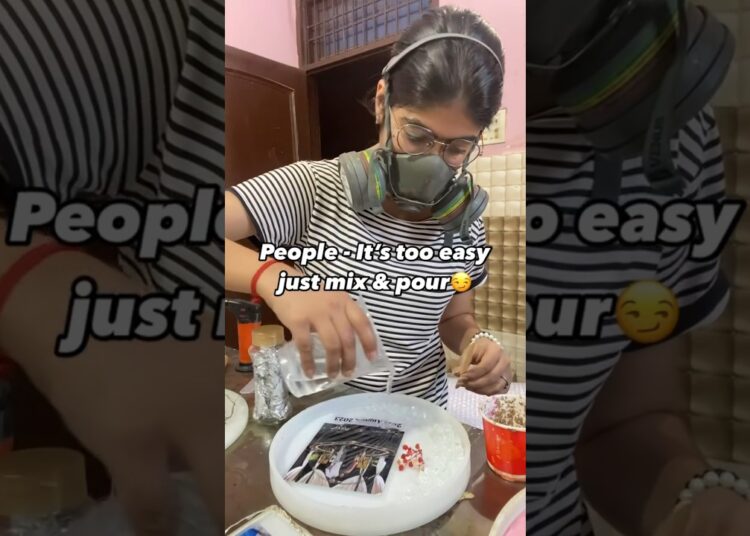 Real life of Resin artists😭 Resin Art challenges😱 #resinart #viralshorts #resinartist