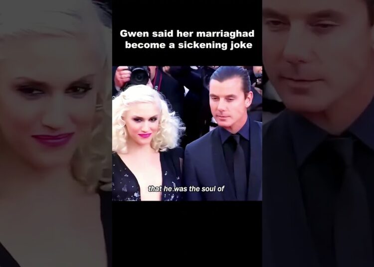Gwen Stefani’s 13-year marriage has become a joke. #actor #entertainment #celebrity