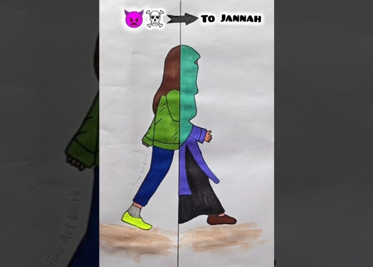 it’s just depends on you ☺️ #art #muslim #shorts