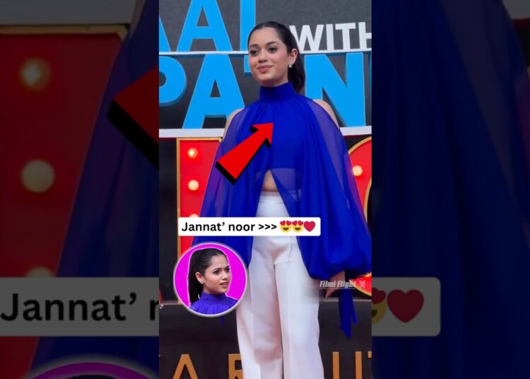 Royal Blue Look में Jannat Zubair ने लूटा दिल ❤️ Paps भी बोले “Jannat Back!” | Cute Moment Viral 🔥