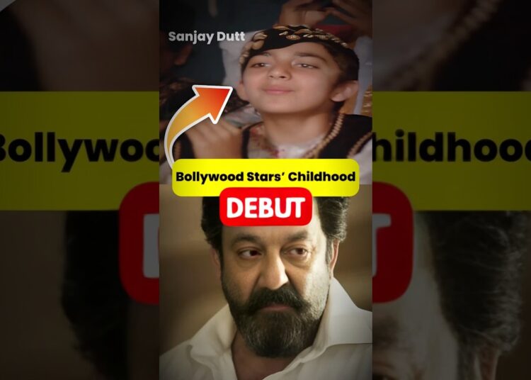 Bollywood Stars Who Made Their Debut as Child Artists