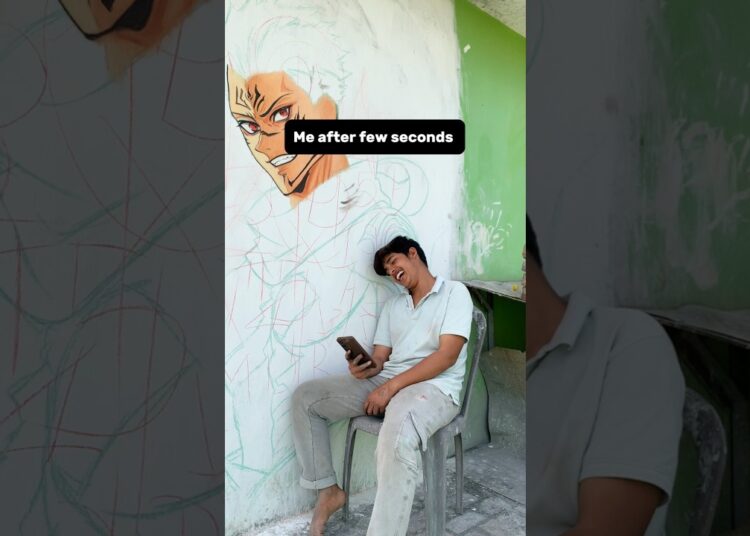 Humesha Hota hai mere Sath 😱🔥#art #shortsfeed #drawing #youtubeshorts #artist #chalkart #artist