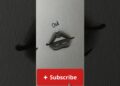 How to Draw a lips ✨👄#shorts #art #arttutorial #artist #shortvideo #shortsdrawing