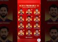 Royal challengers bangalore Probable Playing Xi for ipl 2026♥️ || Rcb Team ipl 2026 ke liye ||