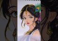Radharani drawing🙏🏻💝🥰#art #drawing #radha #shorts #painting #viral