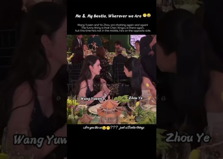 Our Legendary Gossiping Trio 🤭🤣of the year😅#wangyuwen #chenxingxu #zhouye #cdrama #trending #fyp
