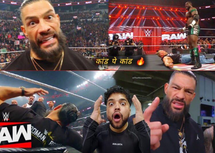 Raw Mein Kaand 🔥 Punk Attacks Roman Reigns, He Smiles! Oba Destroys Brock, Heyman Returns Highlights