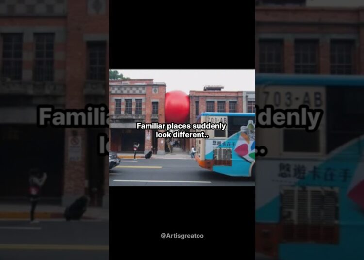 The Red Ball Project #art #artinstallation