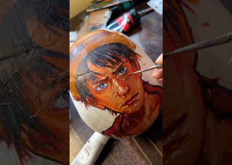 Painting wherever I want #thebhimsenart #painting #art #artist #artwork #luffy #monkeydluffy