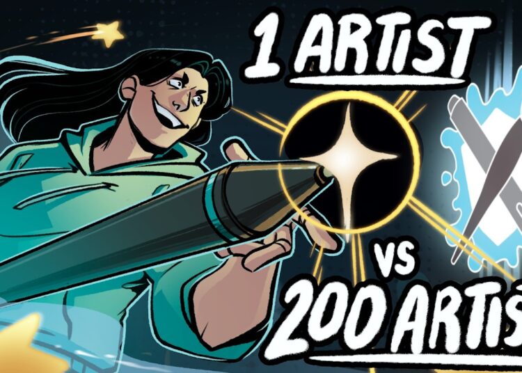 1 ARTIST vs 200 ARTISTS | ARTFIGHT 2025
