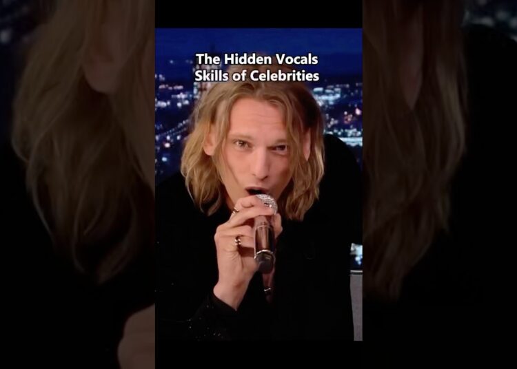 The Hidden Vocals Skills of Celebrities#celebrity #vocals #funny #funnyshorts #laughter #fyp