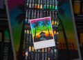 🎨 Beautiful Sunset Scenery Drawing | Oil Pastel Art for Beginners 🌈🌴 #art #try #easy #viral