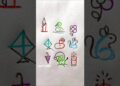 number drawing (1 to 9) #drawing  #easynumberdrawing #artist #artwork #draw #art