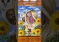 Painting my friend🌻🎨#acrylicpainting #art #artist #painting #portraitpainting #liquitexnextgen #ad