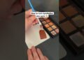 How To Turn Eyeshadow Into Paint 🎨 #art #painting #tutorial