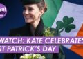 WATCH: Kate presents shamrocks to Irish Guards to celebrate St. Patrick’s Day