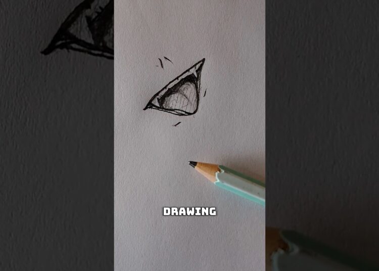 The Most Evil Smile in Anime (Drawing) 💀 #foryou #art #shorts #howtodraw #drawing #sketch #tutorial
