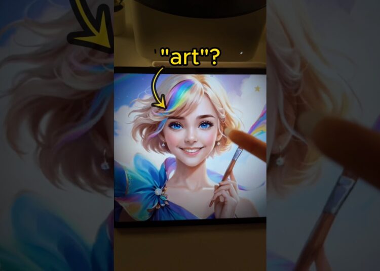 AI art in an art contest..? #art #artist #drawing #draw